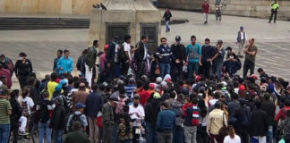 venezolanos en Bogotá solicitaron ayuda
