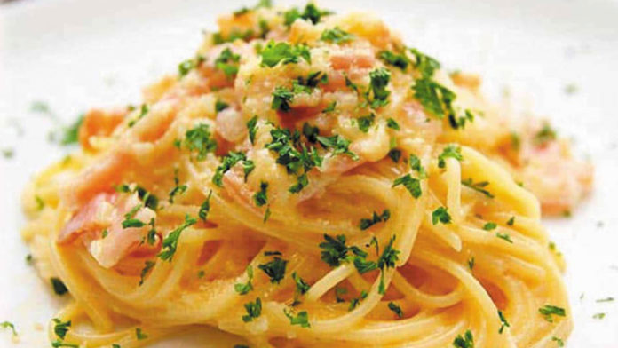 Espaguetis a la carbonara