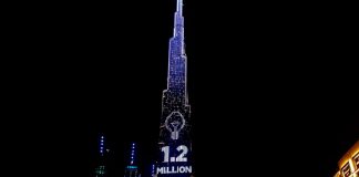 Burj Khalifa caja de donaciones dubái - ndv