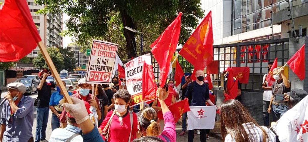 PCV protestó frente a VTV - NDV