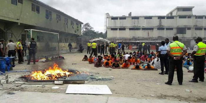 motín en cárcel de Ecuador