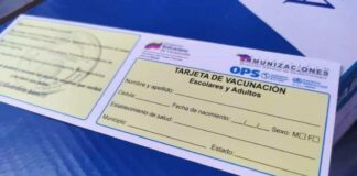 tarjeta de vacunación
