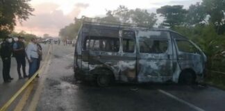 fatal choque de minibuses en México