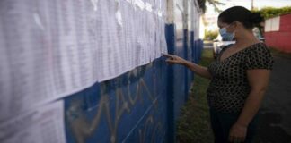 Baja asistencia a las urnas en Nicaragua