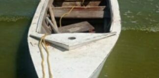 cadáver en una balsa en el lago de Maracaibo
