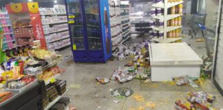 ataque con granada contra supermercado