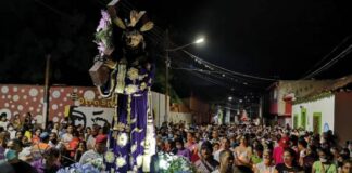 dispararon en procesión en Aragua-ndv