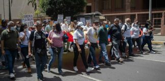 Trabajadores marcharon este 1 de mayo-NDV