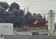 Incendio en la refinería Cardón-NDV