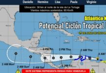 Ciclón Tropical en isla La Tortuga-NDV