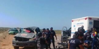 volcamiento de patrulla en Falcón-ndv