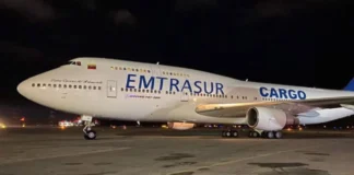 Decomiso del avión de Emtrasur