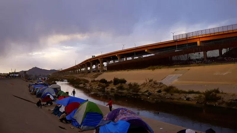 campamento migrantes venezolanos