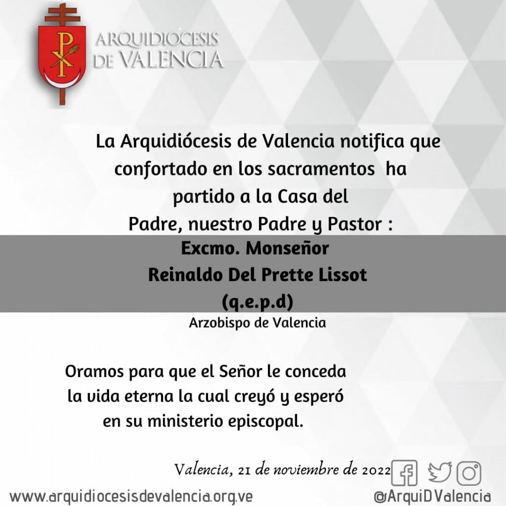 Murió Monseñor Reinaldo Del Prette-ndv