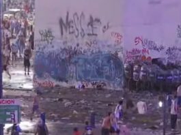 Disturbios en el Obelisco de Buenos Aires-ndv