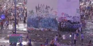 Disturbios en el Obelisco de Buenos Aires-ndv
