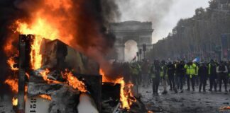 Detenidos en protestas de París