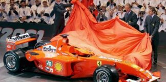 Subastarán Ferrari de Michael Schumacher