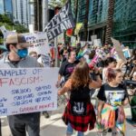 Marcha de inmigrantes en Florida