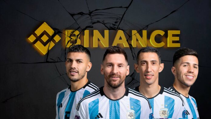 Por esta razón Binance ya no patrocinará a la selección argentina de fútbol-ndv