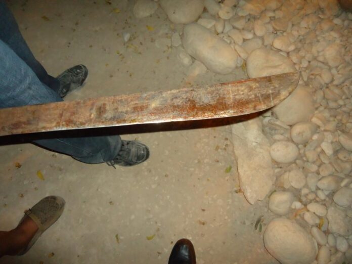 asesinó a machetazos a un hombre en el estado sucre- ndv