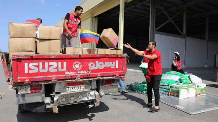 Venezuela envía ayuda humanitaria a Gaza-NDV
