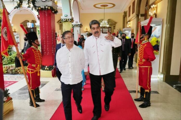 Reunión de Gustavo Petro y Nicolás Maduro