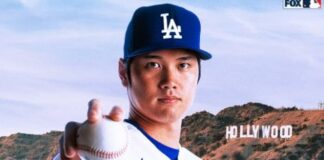 Ohtani firmó Ángeles Dodgers 