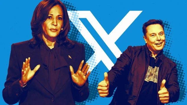 Kamala Harris quiera prohibir la red social X - NDV