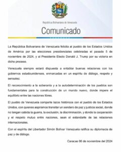 Gobierno venezolano NDV