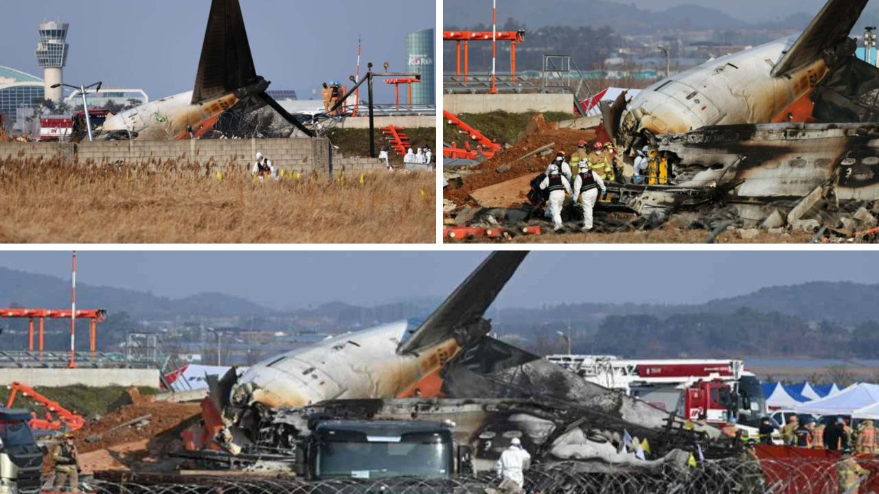 Accidente aéreo en Corea del Sur