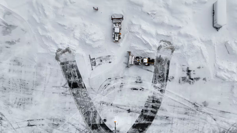 tormenta de nieve en estados unidos