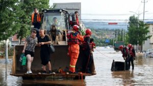 Inundaciones Pekín China 
