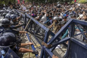 fuertes protestas Nepal NDV