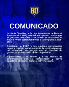 Round Robin 7 enero LVBP NDV