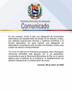 Venezuela relaciones bilaterales EEUU NDV