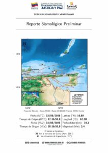 Funvisis sismo lunes 3 NDV