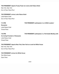 Encuentro Trump Delcy hora ndv