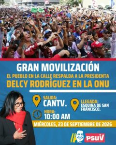 marcha Caracas Delcy Rodríguez NDV